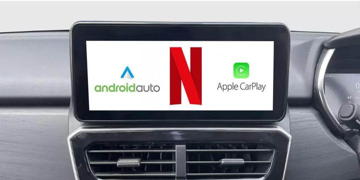 watch Netflix on CarPlay and Android auto 